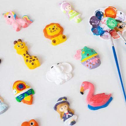 Woopie kūrybinis gipsinių figūrėlių rinkinys „Gyvūnai“ – Mould & Paint (6+)