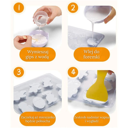 Woopie kūrybinis gipsinių figūrėlių rinkinys „Princesės“ – Mould & Paint (6+)