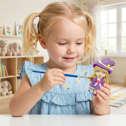 Woopie kūrybinis gipsinių figūrėlių rinkinys „Princesės“ – Mould & Paint (6+)