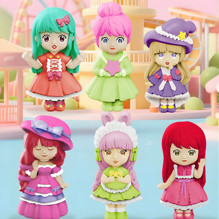 Woopie kūrybinis gipsinių figūrėlių rinkinys „Princesės“ – Mould & Paint (6+)