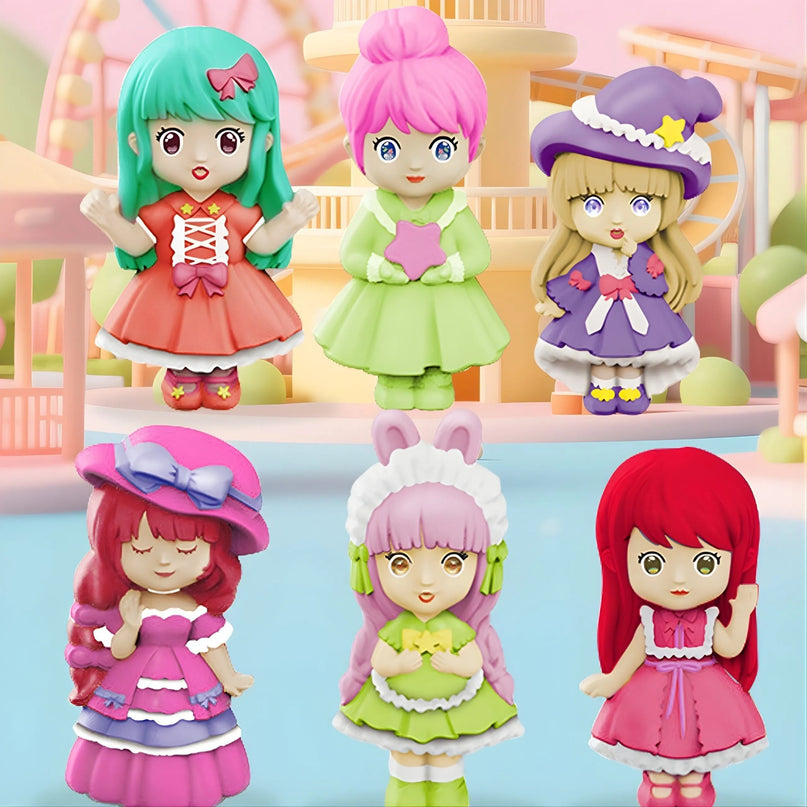 Woopie kūrybinis gipsinių figūrėlių rinkinys „Princesės“ – Mould & Paint (6+)