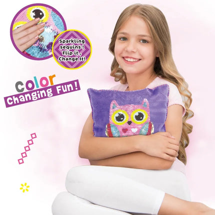 Woopie kūrybinis rinkinys „Blizgi pelėdos pagalvėlė“ – ART&FUN (5+)