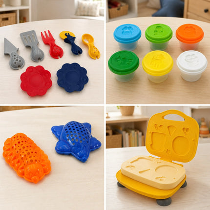 Woopie kūrybinis rinkinys „Creation Clay“ – kulinarinė fantazijų dirbtuvė (31 el.)