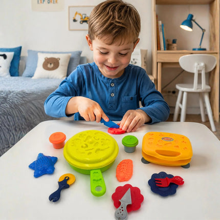 Woopie kūrybinis rinkinys „Creation Clay“ – kulinarinė fantazijų dirbtuvė (31 el.)