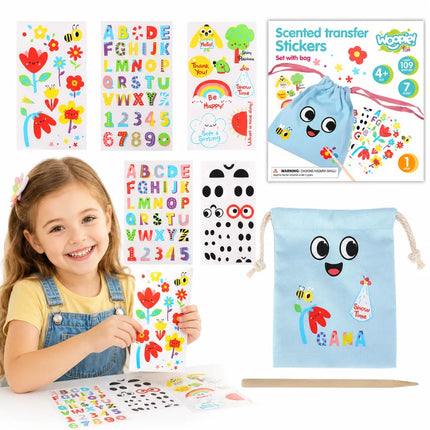 Woopie kūrybinis rinkinys „Dekoruojama rankinė su lipdukais“ – ART&FUN (4+)
