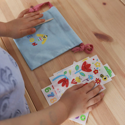 Woopie kūrybinis rinkinys „Dekoruojama rankinė su lipdukais“ – ART&FUN (4+)