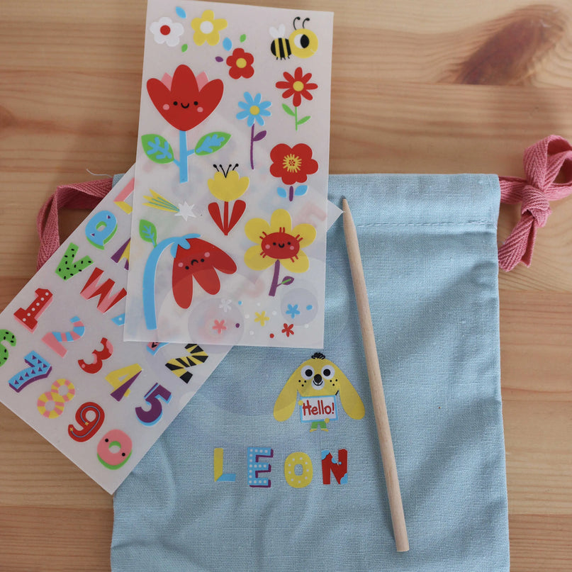 Woopie kūrybinis rinkinys „Dekoruojama rankinė su lipdukais“ – ART&FUN (4+)