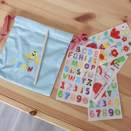 Woopie kūrybinis rinkinys „Dekoruojama rankinė su lipdukais“ – ART&FUN (4+)