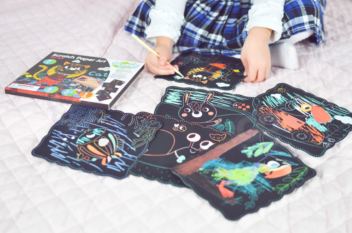 Woopie kūrybinis rinkinys „Maginės išbraukymo kortelės – gyvūnai“ – ART&FUN (3+)