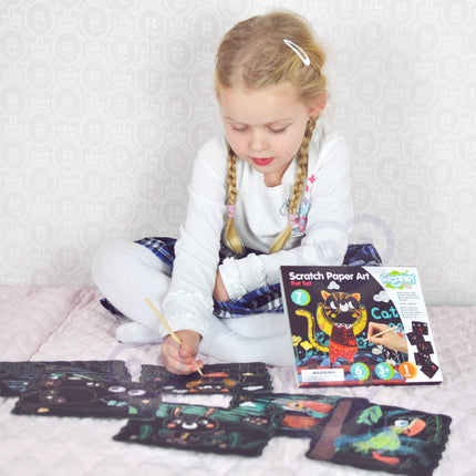 Woopie kūrybinis rinkinys „Maginės išbraukymo kortelės – gyvūnai“ – ART&FUN (3+)