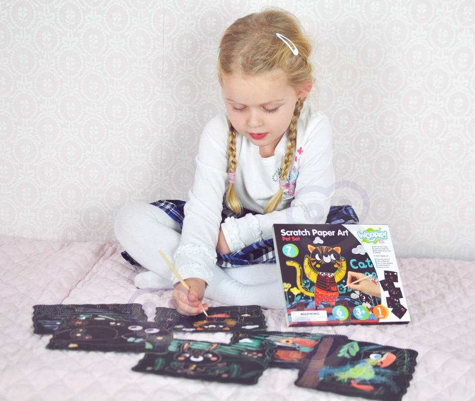 Woopie kūrybinis rinkinys „Maginės išbraukymo kortelės – gyvūnai“ – ART&FUN (3+)