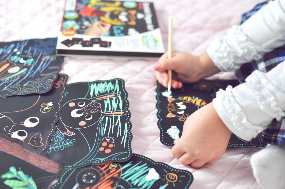Woopie kūrybinis rinkinys „Maginės išbraukymo kortelės – gyvūnai“ – ART&FUN (3+)