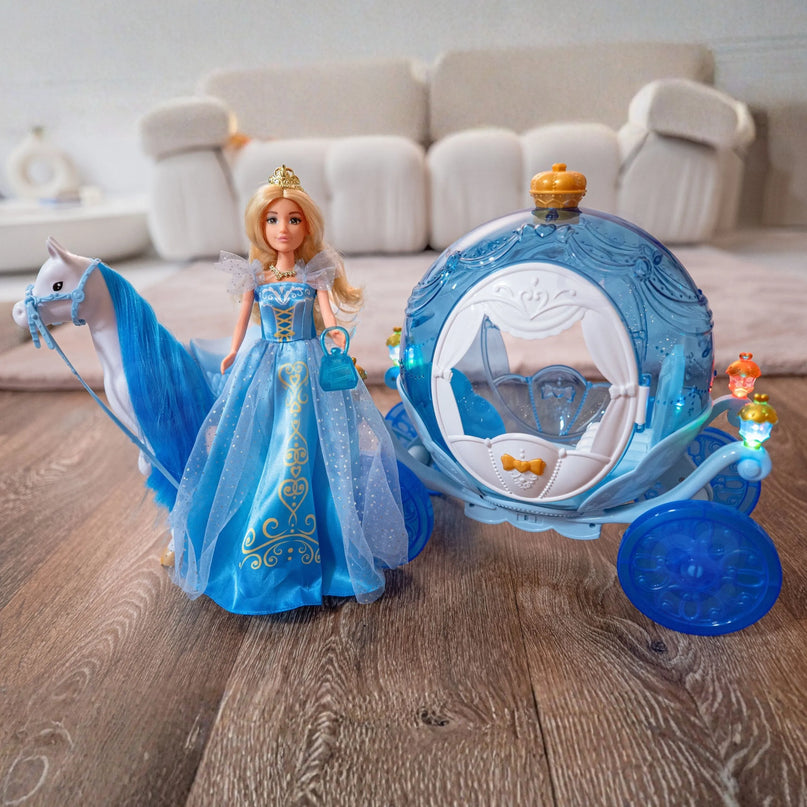 Woopie ledo princesė su karieta