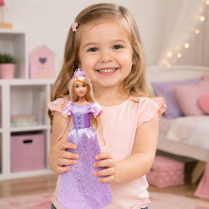 Woopie lėlė „Princesė Lily“ – su ilga suknele, blondiniais plaukais ir tiara