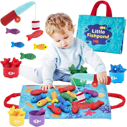 WOOPIE „Little Angler“ – minkštas žvejybos rinkinys kūdikiams, 6+ mėn.