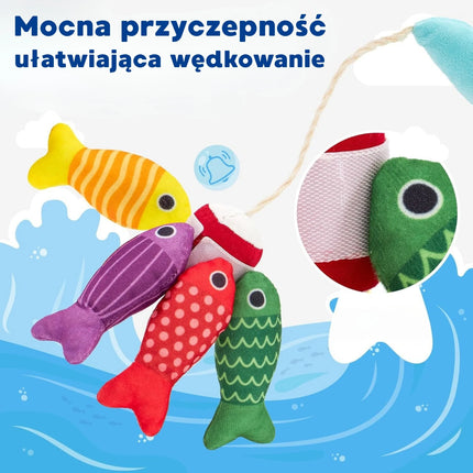 WOOPIE „Little Angler“ – minkštas žvejybos rinkinys kūdikiams, 6+ mėn.