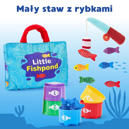 WOOPIE „Little Angler“ – minkštas žvejybos rinkinys kūdikiams, 6+ mėn.