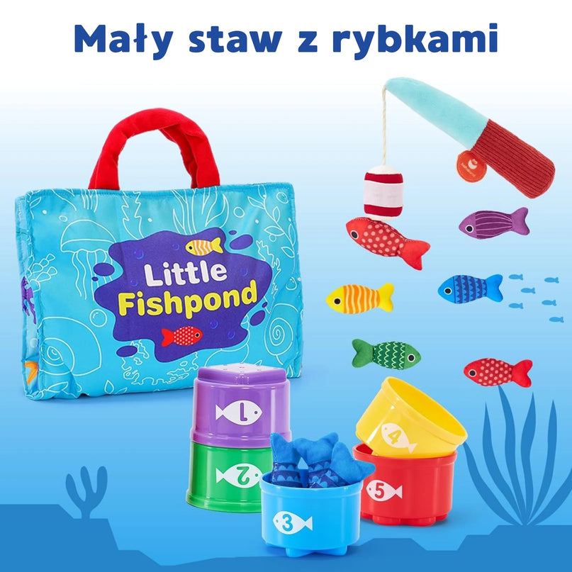 WOOPIE „Little Angler“ – minkštas žvejybos rinkinys kūdikiams, 6+ mėn.