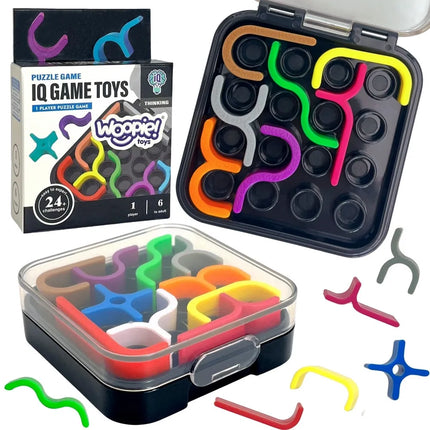 Woopie loginė kišeninė dėlionė – strateginis 2D/3D galvosūkis