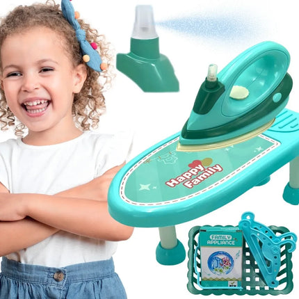 Woopie lyginimo rinkinys – lygintuvas su vibracijomis, purškimu ir lyginimo lenta