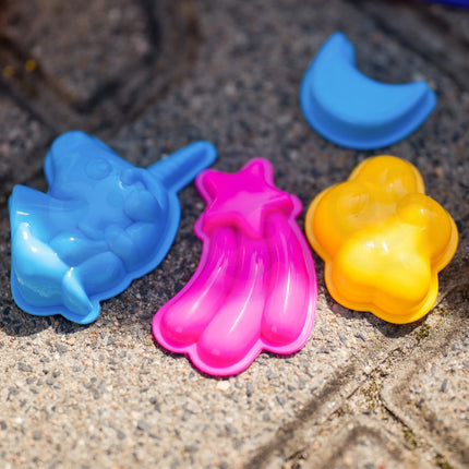 WOOPIE magiško kinetinio smėlio rinkinys su vienaragiais, 3+