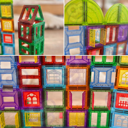 Woopie magnetiniai 3D konstruktoriai – 100 vnt.