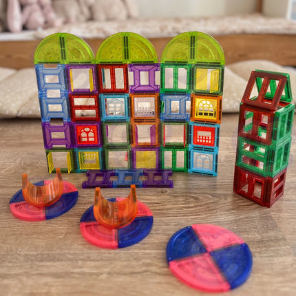Woopie magnetiniai 3D konstruktoriai – 100 vnt.