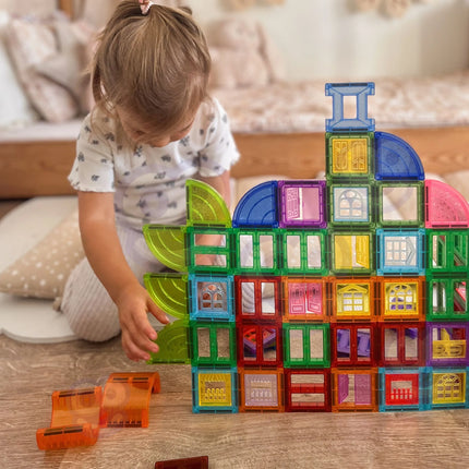 Woopie magnetiniai 3D konstruktoriai – 100 vnt.