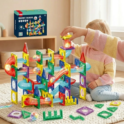Woopie magnetinis 3D kamuoliukų takas