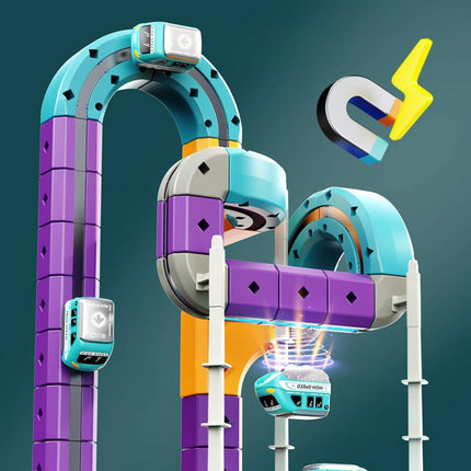 Woopie magnetinis 3D traukinių kelias su antigravitacine technologija (38 el.)