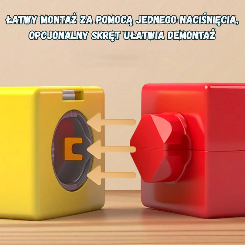 „WOOPIE“ magnetinių kaladėlių levituojanti trasa (18 vnt.)