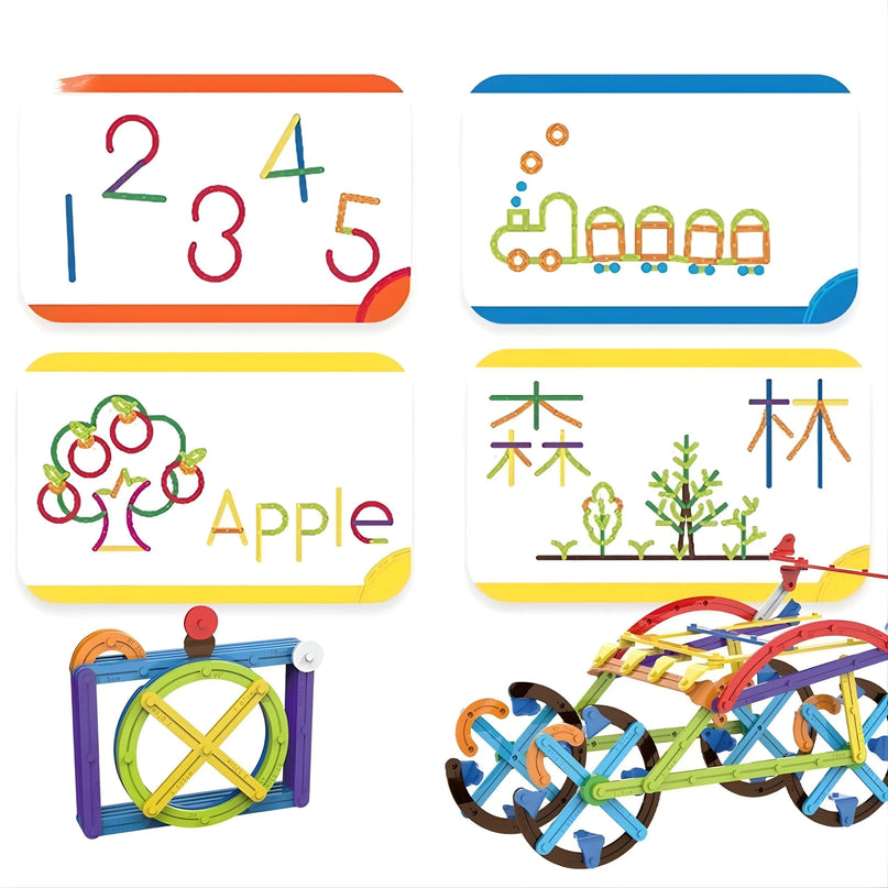 Woopie matematinis 3D konstruktorius – 155 dalių