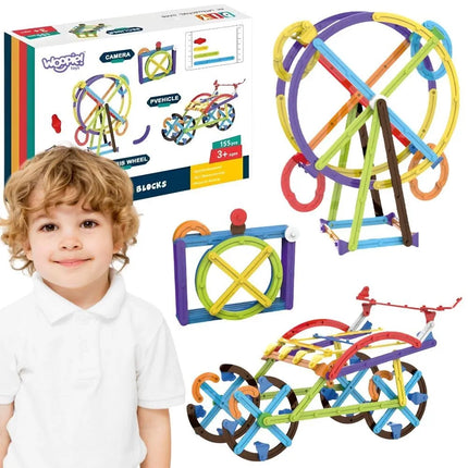 Woopie matematinis 3D konstruktorius (155 el.)