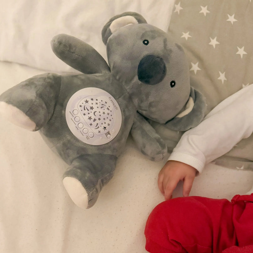 Woopie minkšta koala su projektoriumi, melodijomis ir verkimo jutikliu