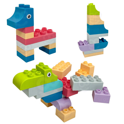 Woopie minkštos kaladėlės „Soft Blocks“ (99 el.)