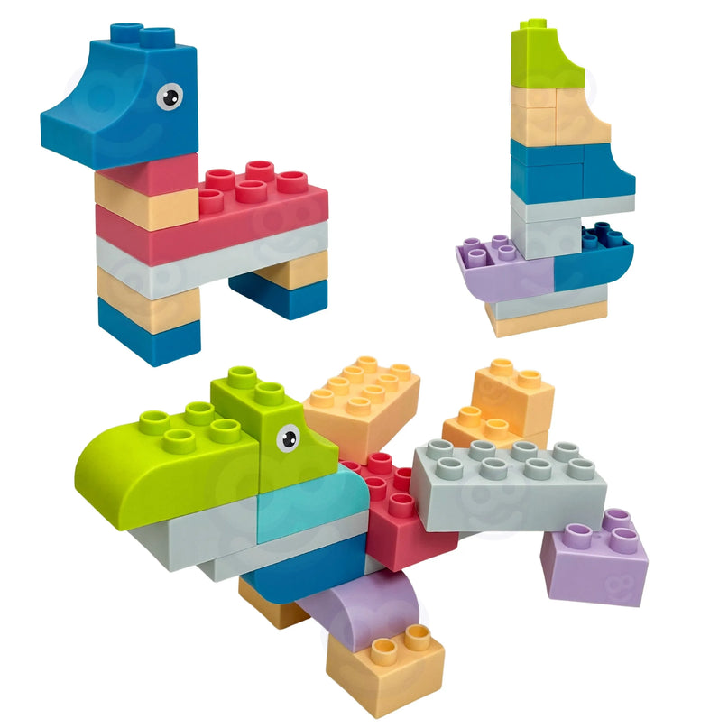 Woopie minkštos kaladėlės „Soft Blocks“ (99 el.)