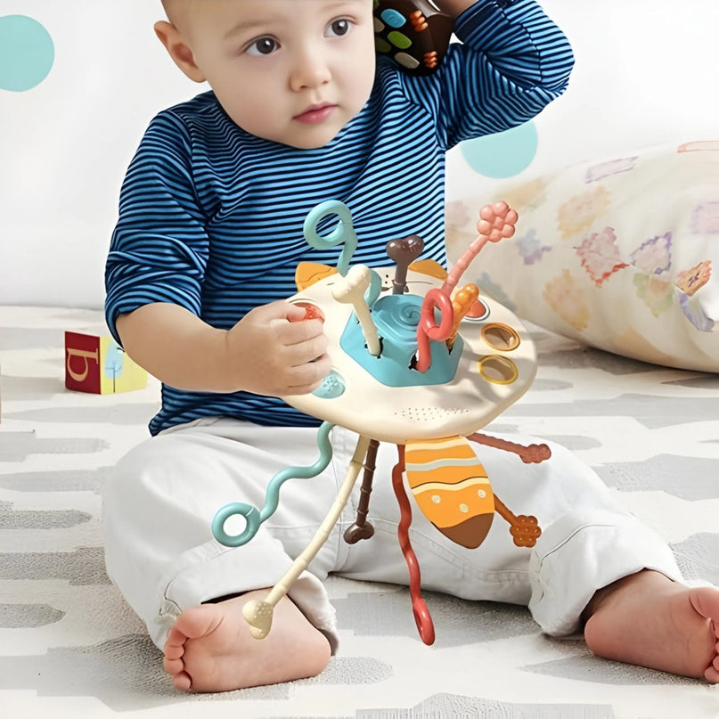 Woopie Montessori sensorinis gryžiukas „Lapiukas“