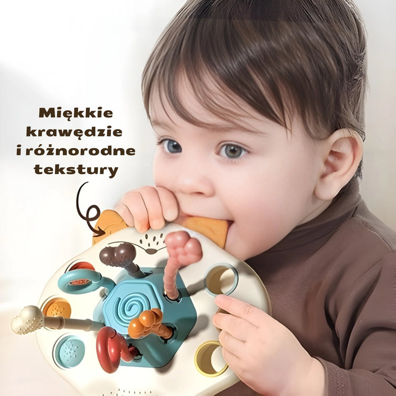 Woopie Montessori sensorinis gryžiukas „Lapiukas“