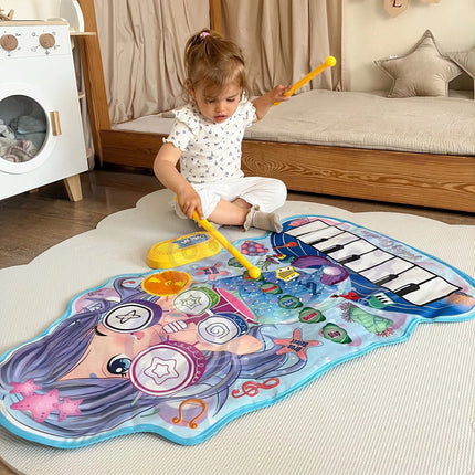 Woopie muzikinė „Syrenka“ – 2in1 pianinas ir perkusija