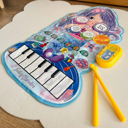 Woopie muzikinė „Syrenka“ – 2in1 pianinas ir perkusija