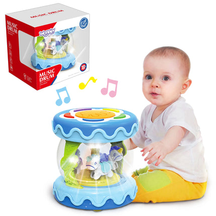 WOOPIE muzikinis būgnas, muzikos dėžutė ir projektorius, 18+ mėn.