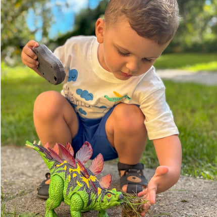 „WOOPIE“ nuotoliniu būdu valdomas RC dinozauras – robotas Stegosaurus