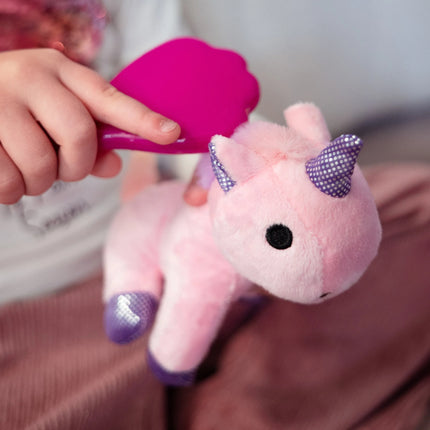 Woopie „Pet House“ nešiojamas namelis su pliušiniu vienaragiu