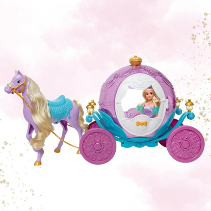 Woopie princesės lėlė su karieta