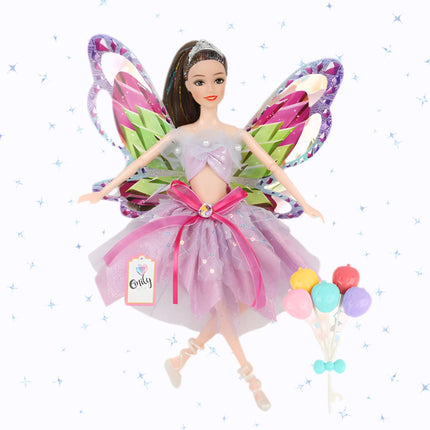 Woopie ROYAL lėlė Emi – 29 cm pasakiška fėja su spalvingais sparnais