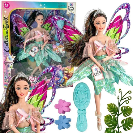 Woopie ROYAL lėlė Emily – 29 cm fėja su spalvingais sparnais