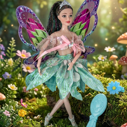 Woopie ROYAL lėlė Emily – 29 cm fėja su spalvingais sparnais