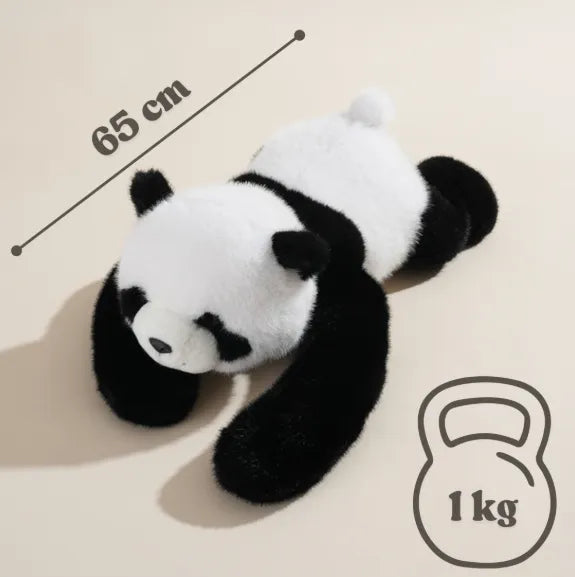 WOOPIE sensorinė sverianti panda – 1000 g, 65 cm.