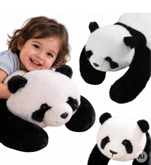 WOOPIE sensorinė sverianti panda – 1000 g, 65 cm.