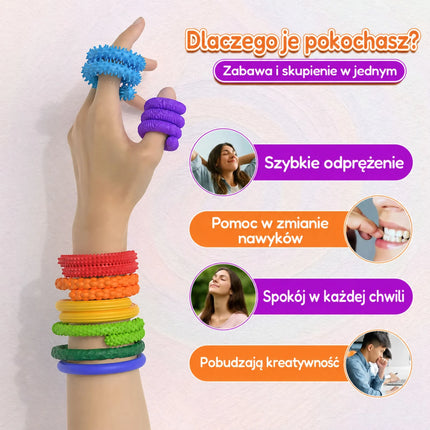 WOOPIE sensorinės lazdelės, 8 vnt.